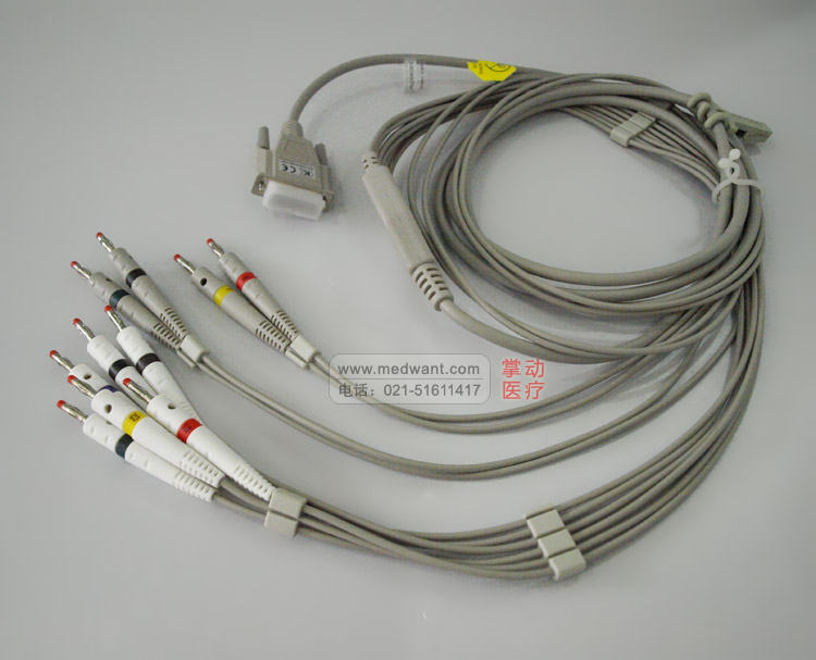 “康泰”十二导心电图机ECG 1201导联线