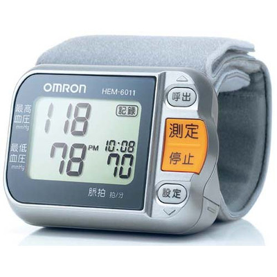 "欧姆龙"电子血压计hem-6011 产品特点:     显示方式:数字式显示