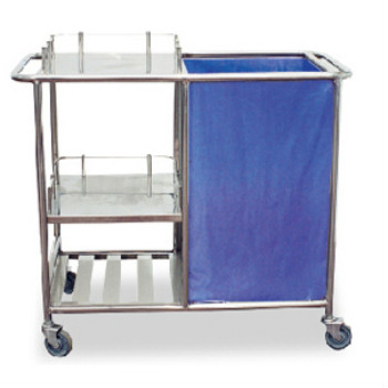 山东育达不锈钢护理车B34型 