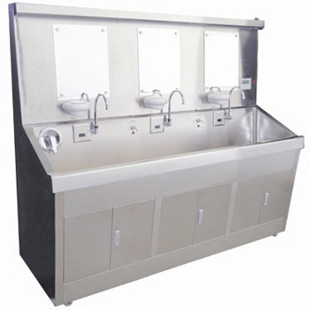 不锈钢电热自动感应洗手池（豪华型）C291