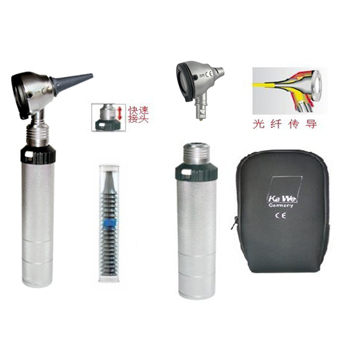 KAWE 德国卡威全金属螺旋接口普通光源检耳镜（灯泡检耳镜）EUROLIGHT C10  