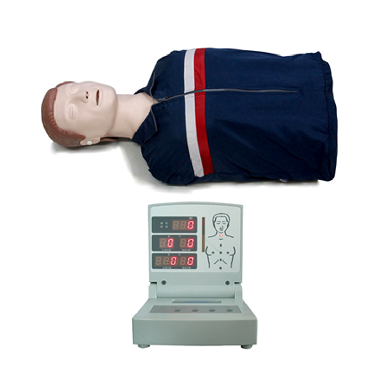  半身电脑心肺复苏模拟人（语音提示、数字计数显示） BIX-CPR230