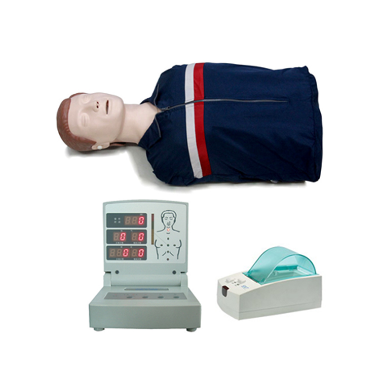  高级电脑半身心肺复苏模拟人（语音、计数、考核打印） BIX-CPR260