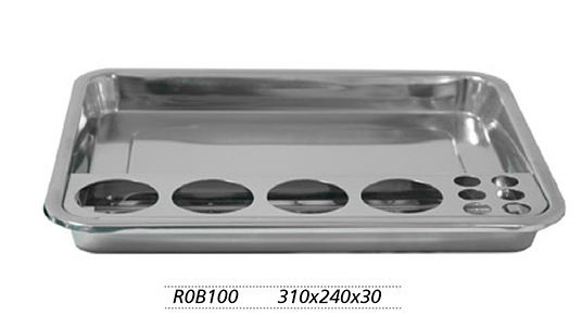 金钟不锈钢治疗盘R0B100 