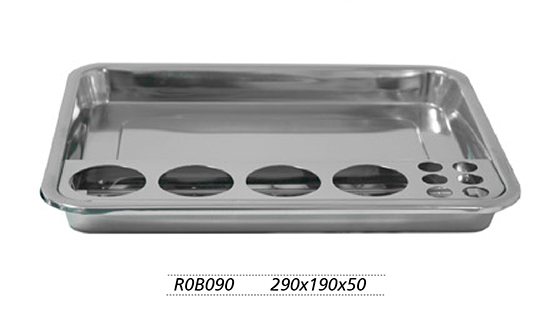金钟不锈钢治疗盘R0B090 
