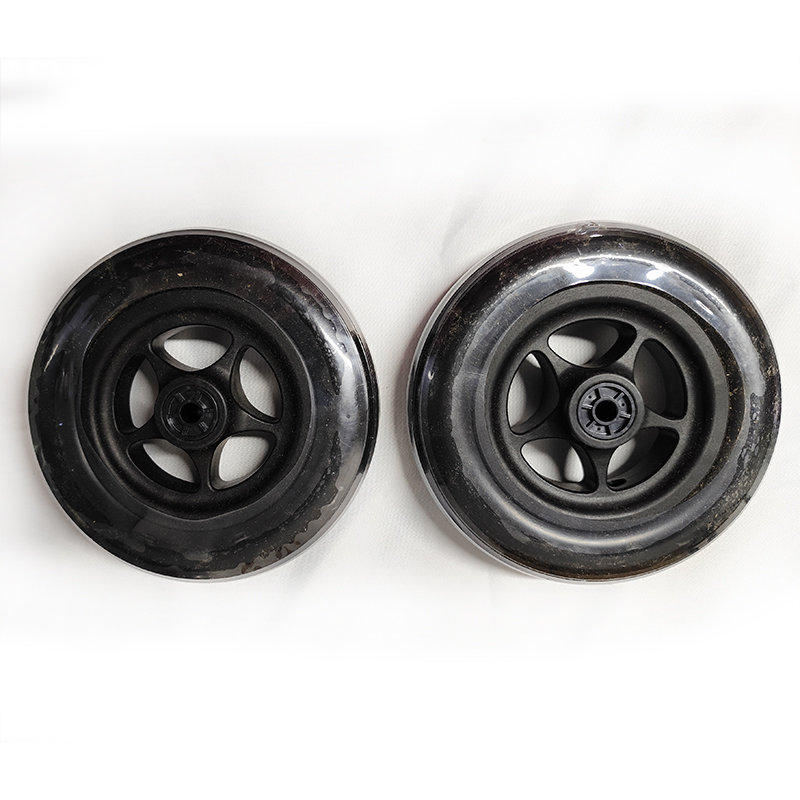 手动轮椅车配件前轮