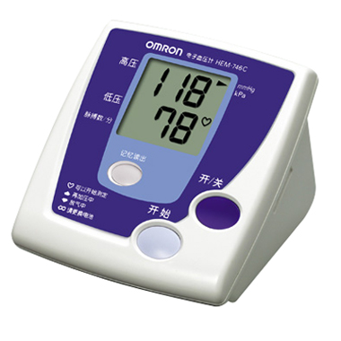 欧姆龙电子血压计HEM-746C型
