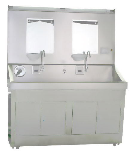南京“华瑞”  不锈钢电热自动感应洗手池(豪华型二位)  C292