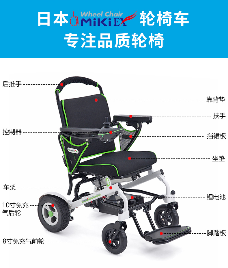 日本MIKI三贵电动轮椅