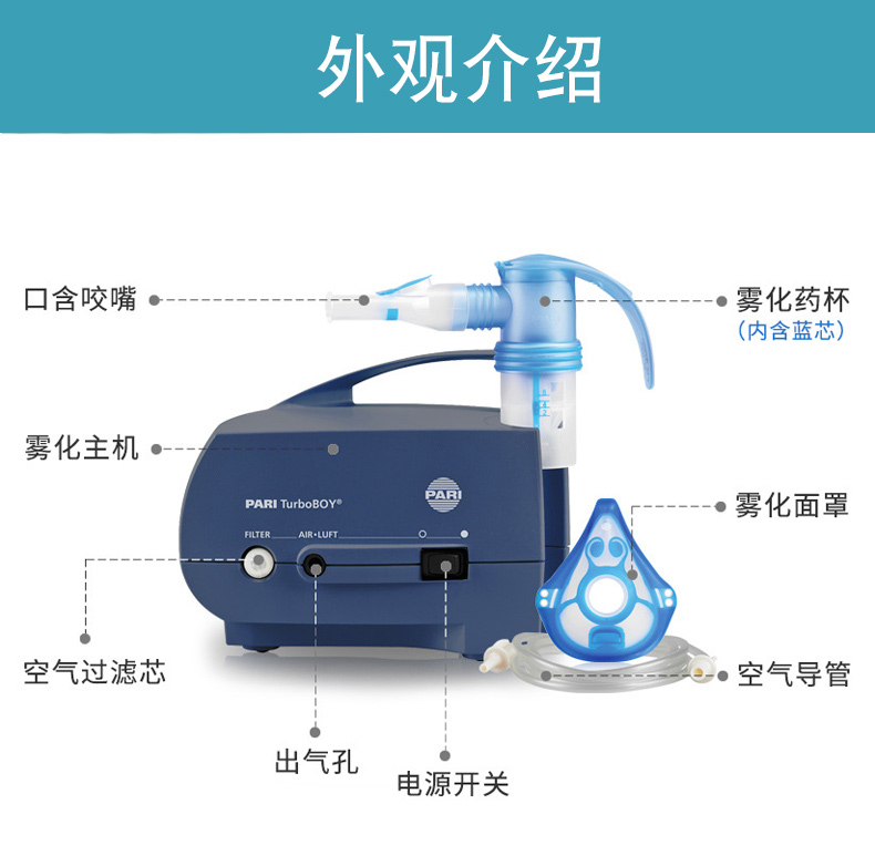 PARI 德国百瑞雾化器TurboBOY -P2（085G3255P2